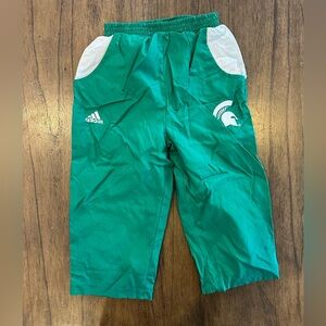 Adidas Michigan State Spartans Track Pants Green Youth 24 Months